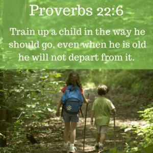 Proverbs 22:6 Train up a child (Random Acts of Kindness)