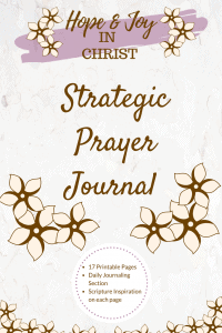 Strategic Prayer Journal PinIt #Prayer #PrayHard #PrayerQuotes #Printable #PrayerJournal #PrayerHelp