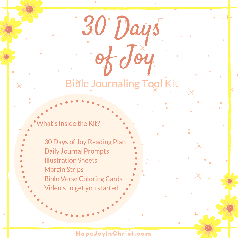 Joy Bible Journaling starter Kit Sq, Bible journaling for beginners, Bible journaling scripture study, Bible jounrnaling printables #BibleJournaling #HopeJoyinChrist