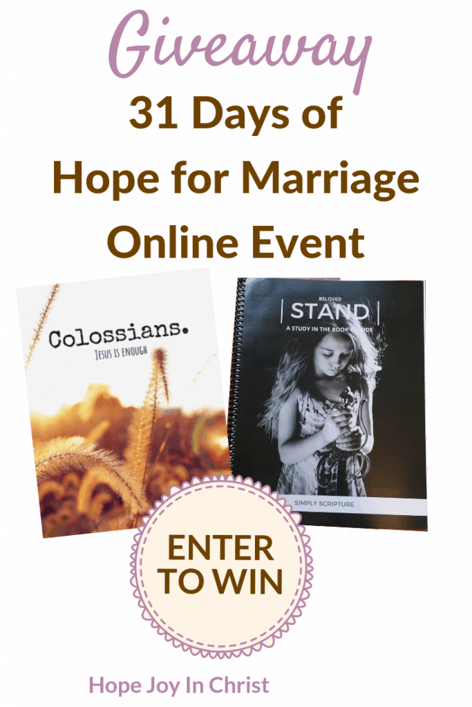Simple Scritpures Bible Study Giveaway - Hope for Marriage online Giveaway Page 2019. Giveaway. Giveaways. Giveaway and contests. Giveaway Time. Free Printables. Free Samples. Free Stuff. Free Products. Free Christian Products. Free Christian Products. #Giveaways #HopeJoyInChrist