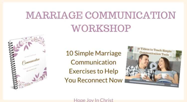 Marriage Communication Workshop FtImg, Struggling to talk without arguing? These simple, faith-based marriage communication exercises helped us reconnect—without therapy or long books. #marriagehelp #christianwife #communicationtools #marriagetips #faithfilledmarriage #hopeforhurtingmarriages #Hopejoyinchrist
